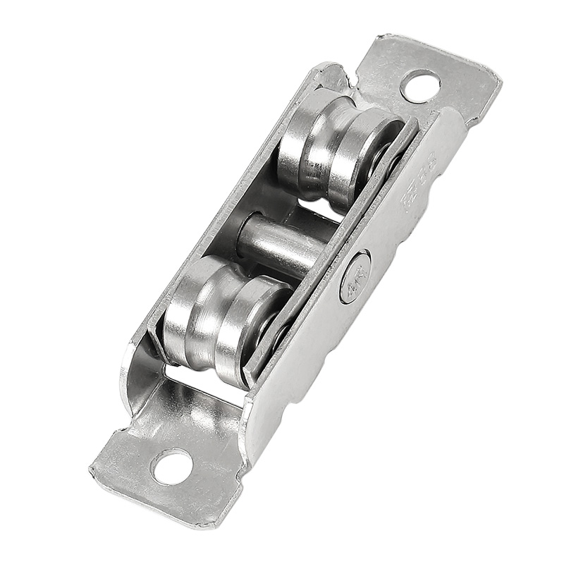 蒙莱奇88型塑钢窗滑轮玻璃窗户移门双平轮推拉门窗滚轮304不锈钢 - 图3