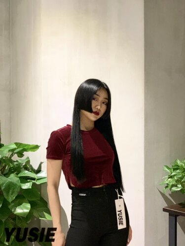 【YUSIE】欧美超高腰提臀显瘦超弹牛仔裤爵士舞蹈芭蕾裤 - 图2