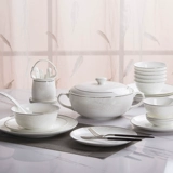 Lexiang Bone Foarfain Dailware Set 60 Home Использовать Jingdezhen Ceramic Korean Chow