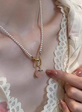 新款中式吊坠母贝珍珠项