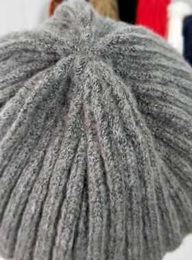 林珊珊雪梨同款情侣简约毛线帽
