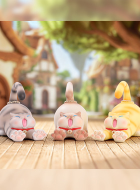 喵喵派对手机支架盲盒2025新款忙和少女孩学生日奖品育盒儿童礼品