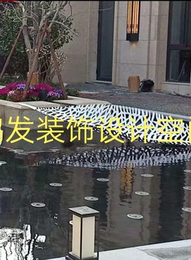 不锈钢大型镂空树叶公园雕塑摆件