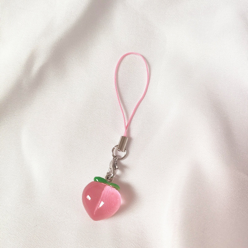 人间水蜜桃手机挂件 粉嫩小P桃手机链u盘包包背包钥匙扣挂绳吊坠,淘宝优惠券,粉丝福利购,淘宝优惠卷