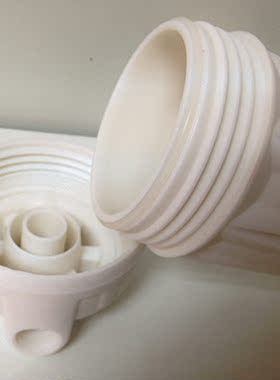 2分单筒过滤器10寸滤瓶净水器纯水机前置滤筒白色塑料滤瓶2分花瓶