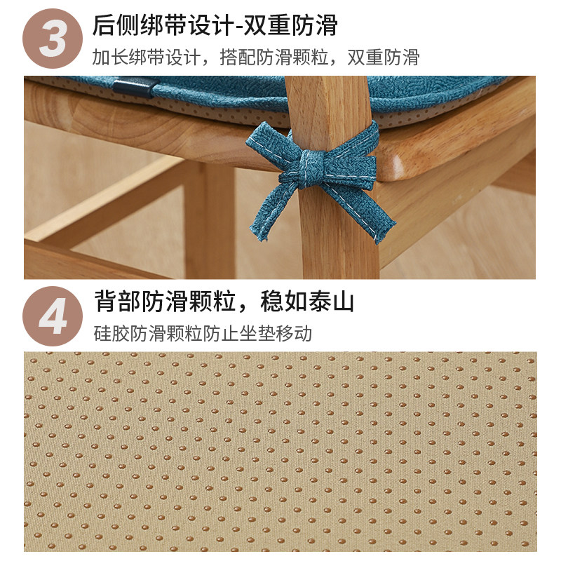 久坐舒适椅垫马蹄形办公椅可拆洗防滑坐垫缓解腰肌办公室椅子垫子