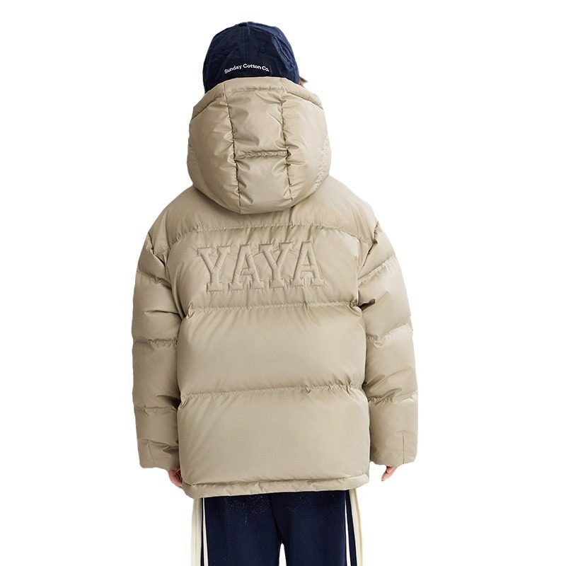 鸭鸭儿童羽绒服2024冬装新款中大童短款白鸭绒加厚童装外套潮,淘宝优惠券,粉丝福利购,淘宝优惠卷