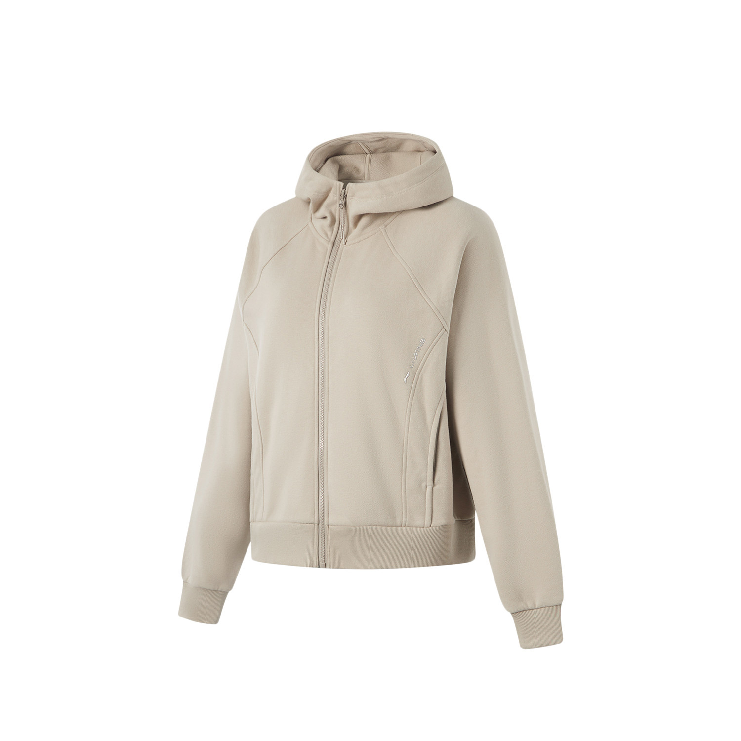 李宁卫衣秋冬长袖加绒保暖针织上衣健身宽松开衫外套女款AWDU562,淘宝优惠券,粉丝福利购,淘宝优惠卷