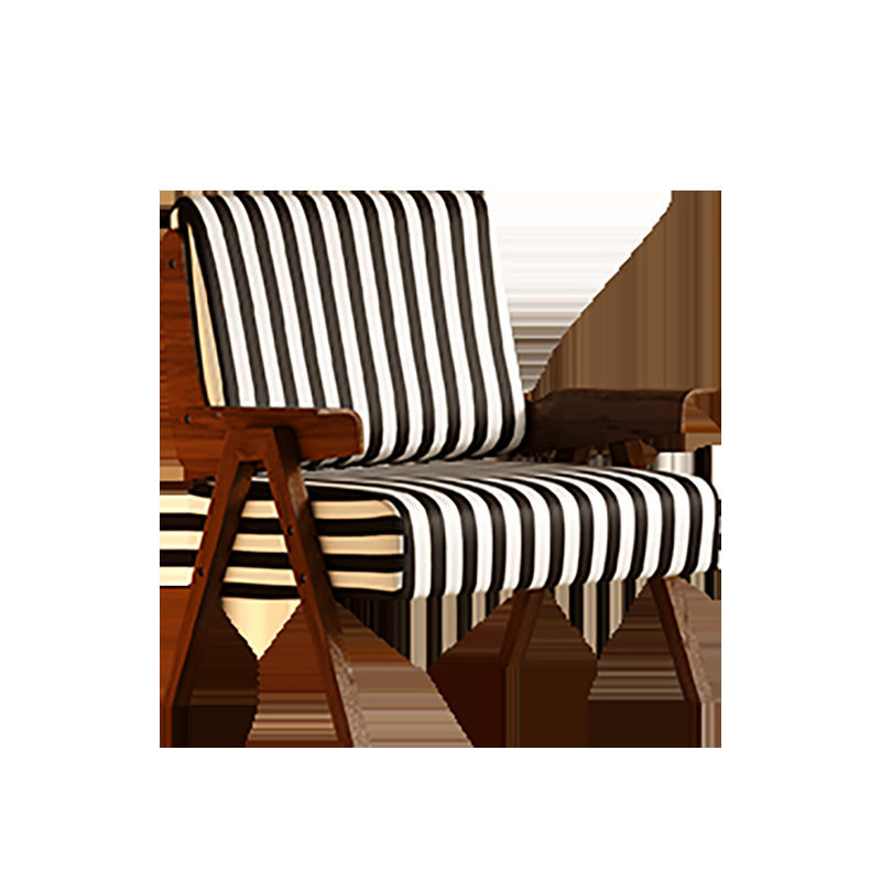 复古单人沙发椅法式中古风客厅阳台实木休闲椅子靠背懒人设计师椅,淘宝优惠券,粉丝福利购,淘宝优惠卷