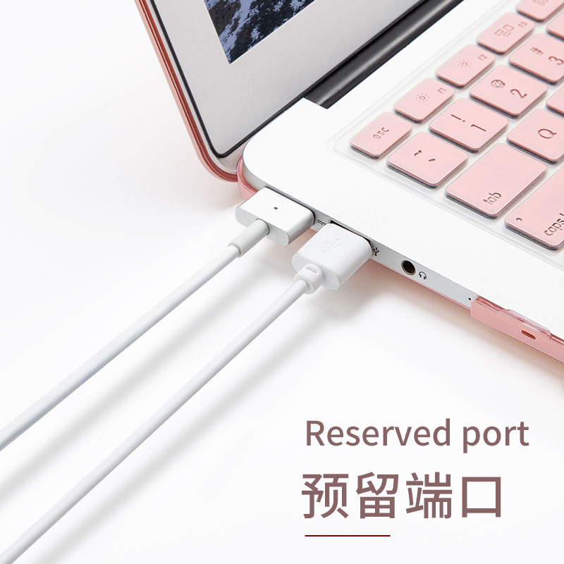 macbookpro保护壳苹果电脑macbookair13保护套mac15贴膜2024新款m1 air13.3英寸macbook12笔记本外壳pro16-图1