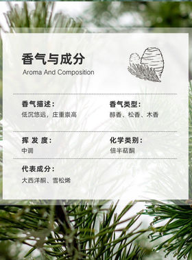 喜马拉雅雪松单方精油天然植物萃取芳疗失眠澳洲品牌香薰油