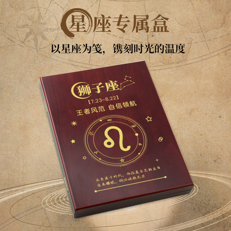 时光荏苒系列生日报纸专属礼盒激光雕刻木盒定制文字图片可修改,淘宝优惠券,粉丝福利购,淘宝优惠卷