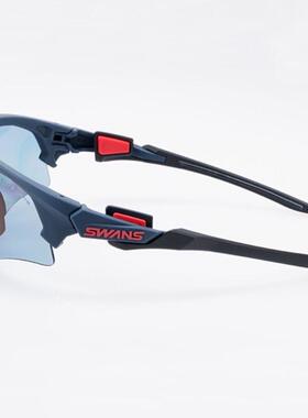 代购SWANS女士太阳镜防紫外线抗眩光防滑可调节侧垫蓝色镜片偏光
