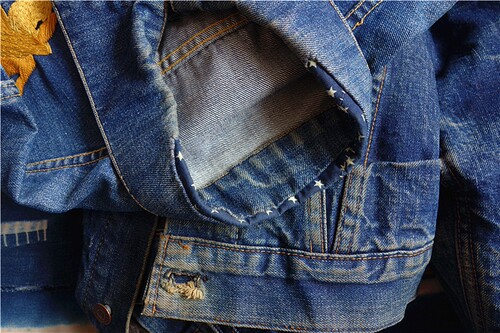 丹宁医生 denim doctor 补丁修补 工装牛仔休闲服装改造修复 boro - 图0