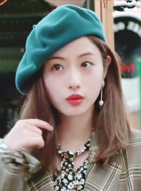 英伦复古风画家帽石原里美同款