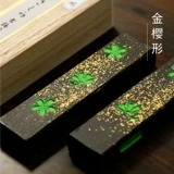 古梅园 Золотая вишневая форма/форма вишни 1.0 Импортный псевдоним для масляных чернил каллиграфия и рисовать чернильные чернильные блоки и чернильные полоски