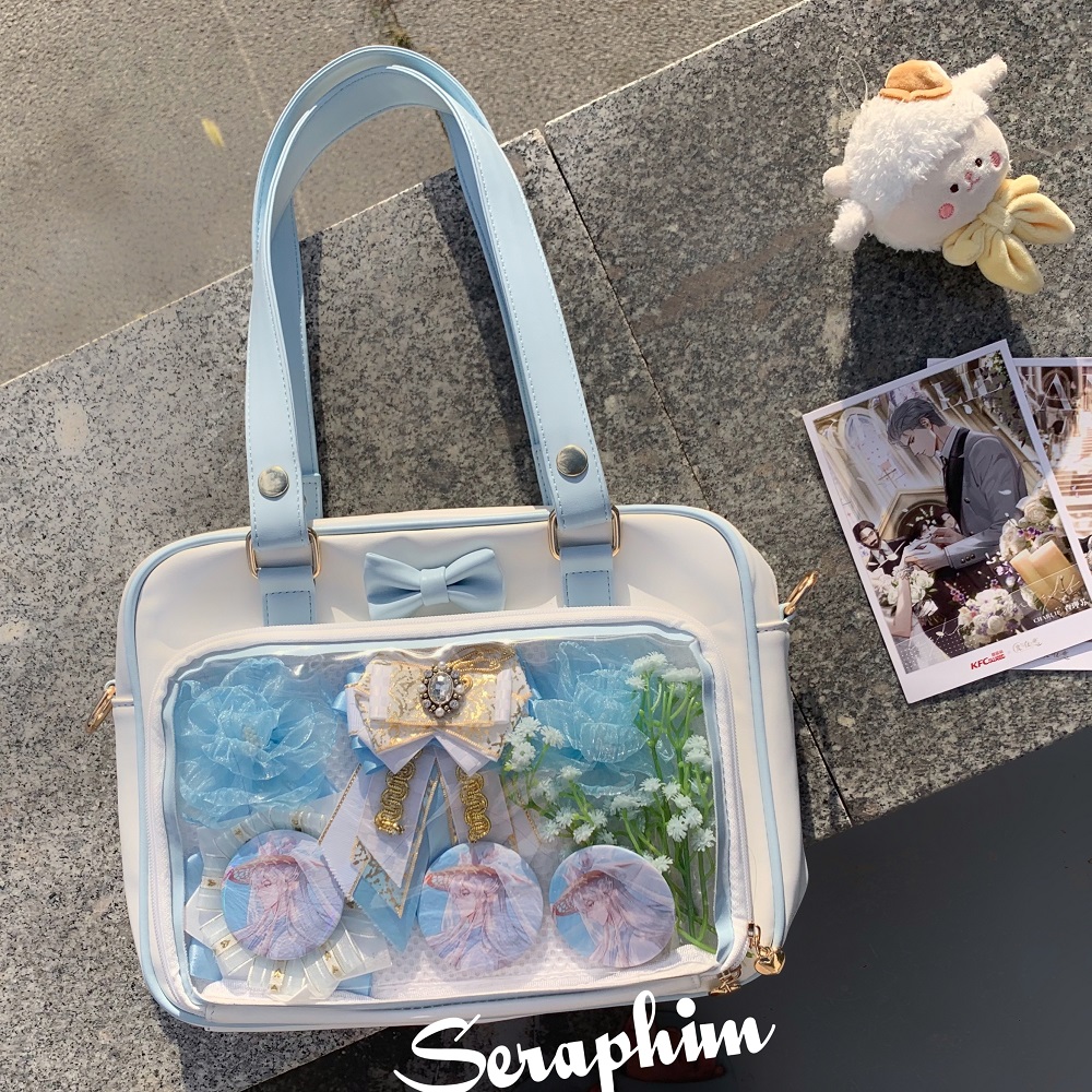 Seraphim原创星际痛中号吧唧谷子装饰痛包娃包大容量JK制服包手提_虎窝淘