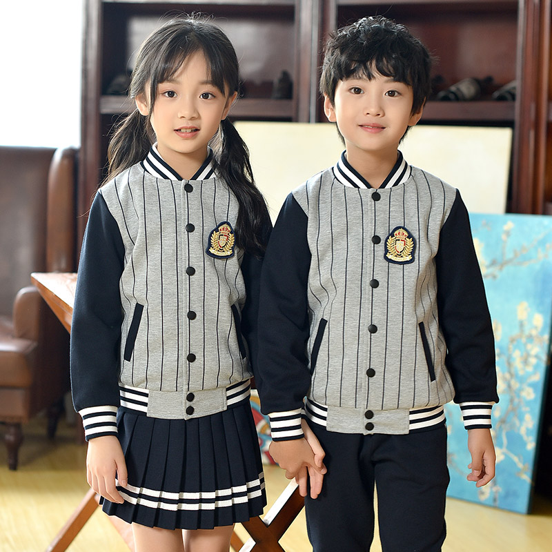 中小学生校服运动服棒球服班服幼儿园园服春秋冬季男女童套装韩版 - 图1