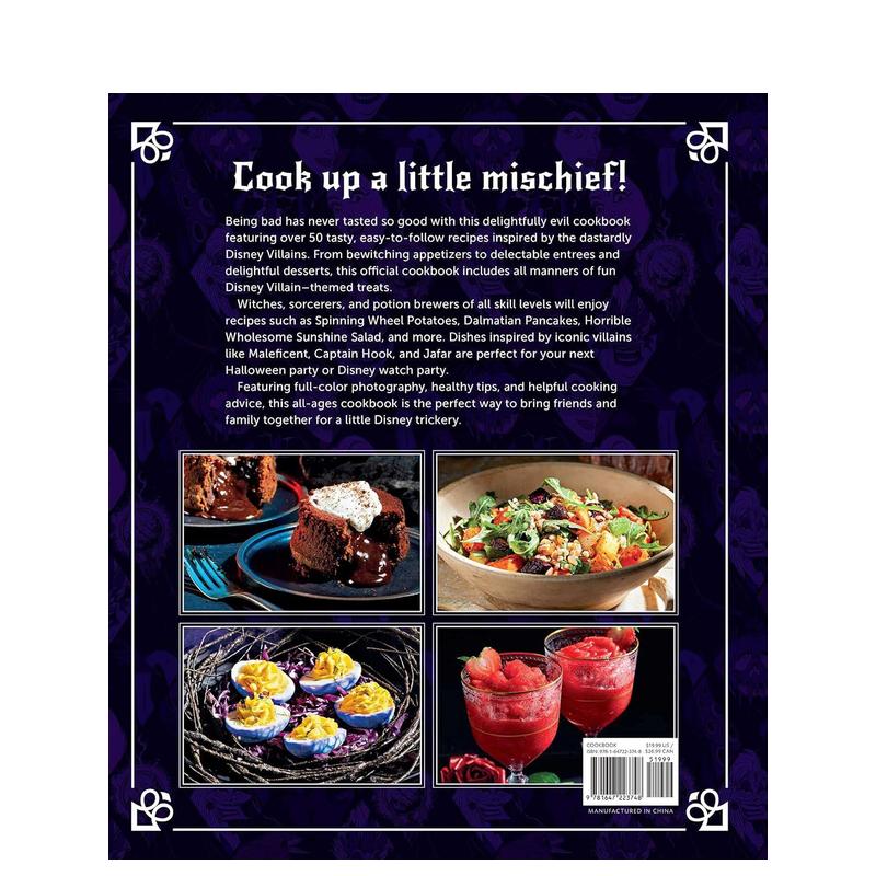 【现货】迪士尼：恶棍们的食谱 Disney Villains: Devilishly Delicious Cookbook 原版英文餐饮生活美食 善本图书 - 图0