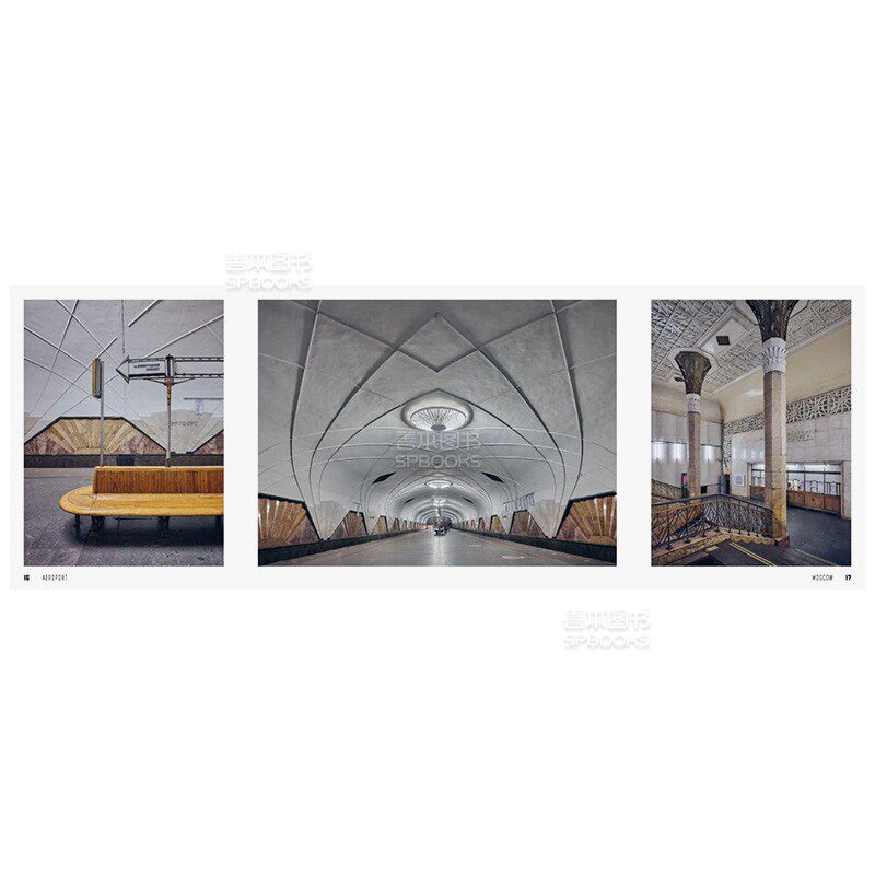 【预售】苏联地下铁：苏联时代地铁站 CCCP Underground 德国摄影师Frank Herfort 英文原版进口摄影城市建筑景观画册 善本图书