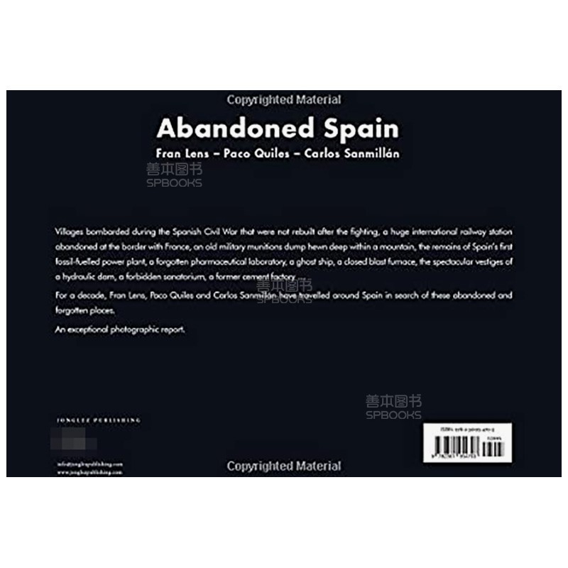 【现货】废土：西班牙 Abandoned Spain 英文原版进口摄影集 善本图书 - 图0