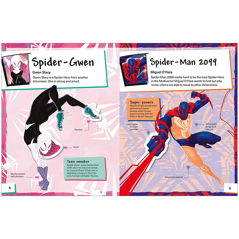 【预售】漫威蜘蛛侠：纵横宇宙 z极贴纸书Marvel Spider-Man Across the Spider-Verse Ultimate Sticker Book 英文儿童 善本图书 - 图3