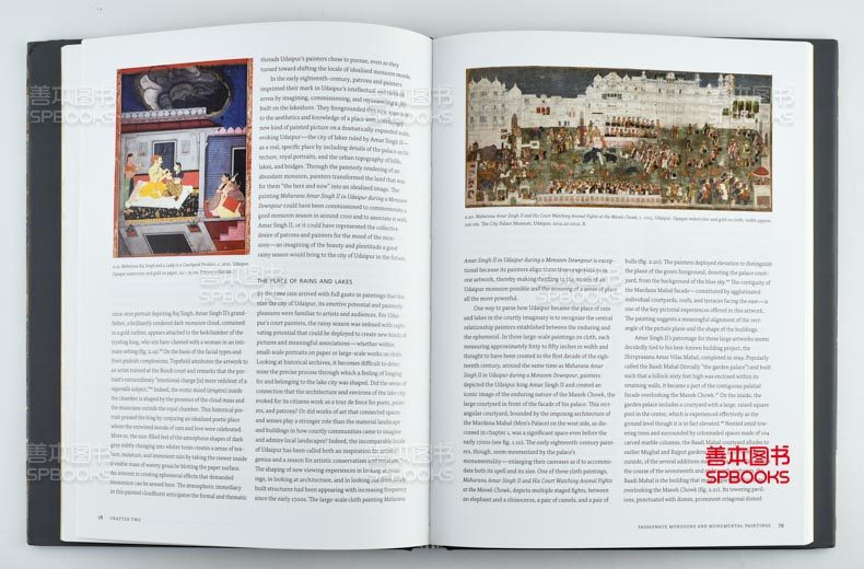 【预售】乌代浦尔风景画与印度的十八世纪 The Place of Many Moods: Udaipur’s Painted Lands 英文原版进口艺术画册