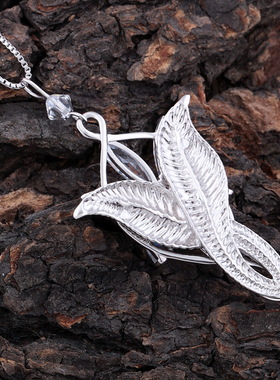 925银指环王魔戒韩版吊坠毛衣链