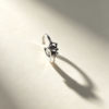 Lucky Lucky Cat S925 Sterling Silver Open Ring
