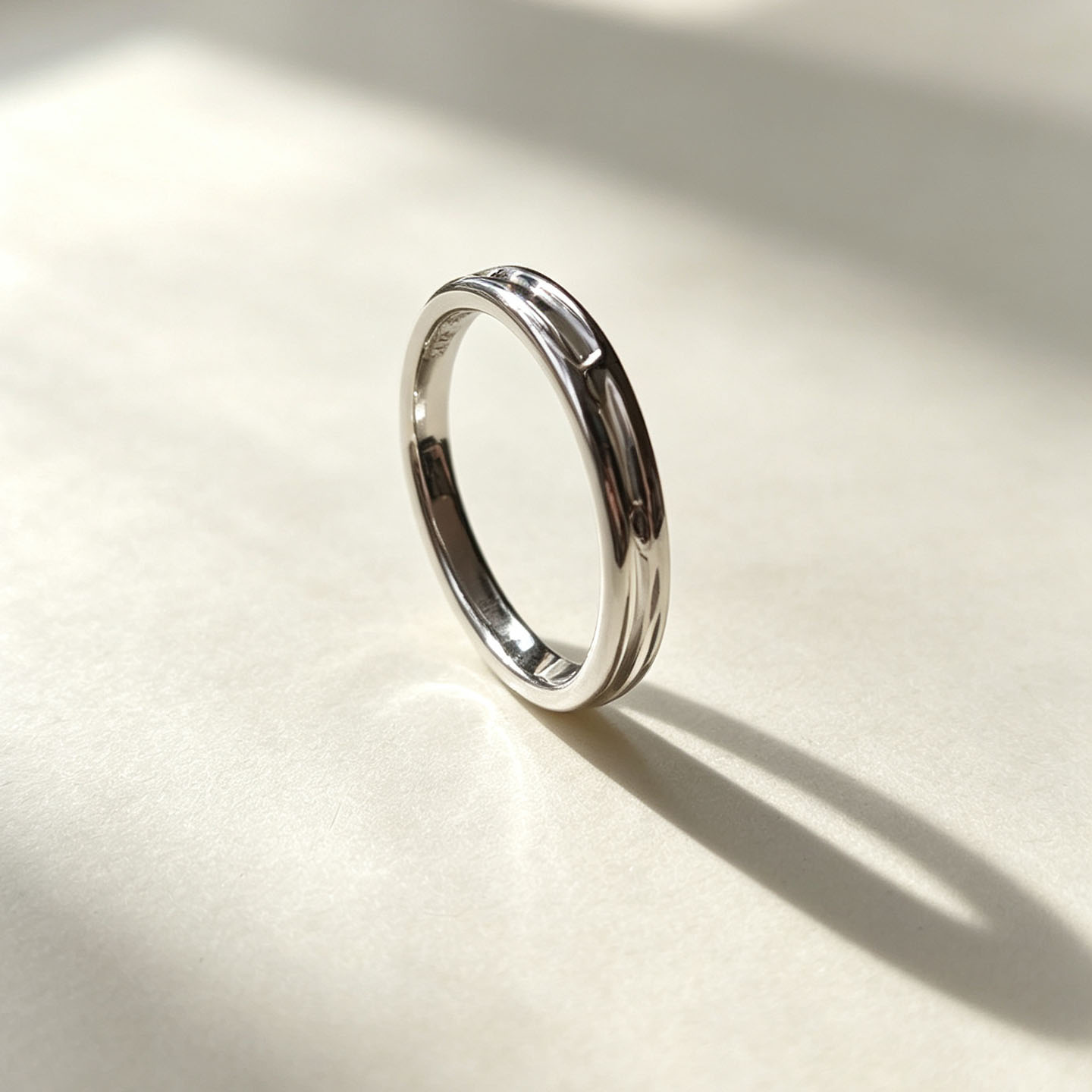 S999 pure silver open couple ring adjustable