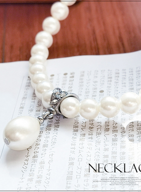 小香风法式旗袍饰品珍珠项链