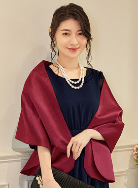 新娘披肩演出围巾女士派对婚庆伴娘服姐妹团斗篷配旗袍外搭88013