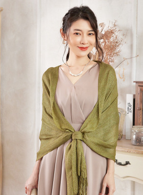 婚礼小披肩旗袍外搭婚礼新娘围巾