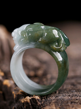 缅甸珠宝首饰品貔貅扳指