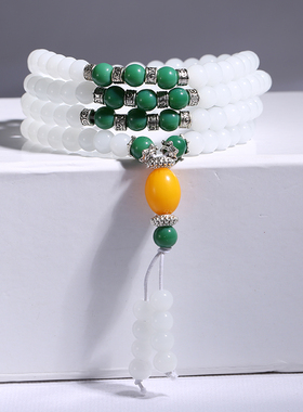 红宝石蜜蜡民族风生日饰品手串