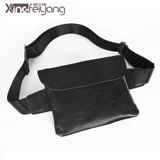 Тонкая поясная сумка подходит для мужчин и женщин, нагрудная сумка для влюбленных, модная сумка на одно плечо, из натуральной кожи, в корейском стиле