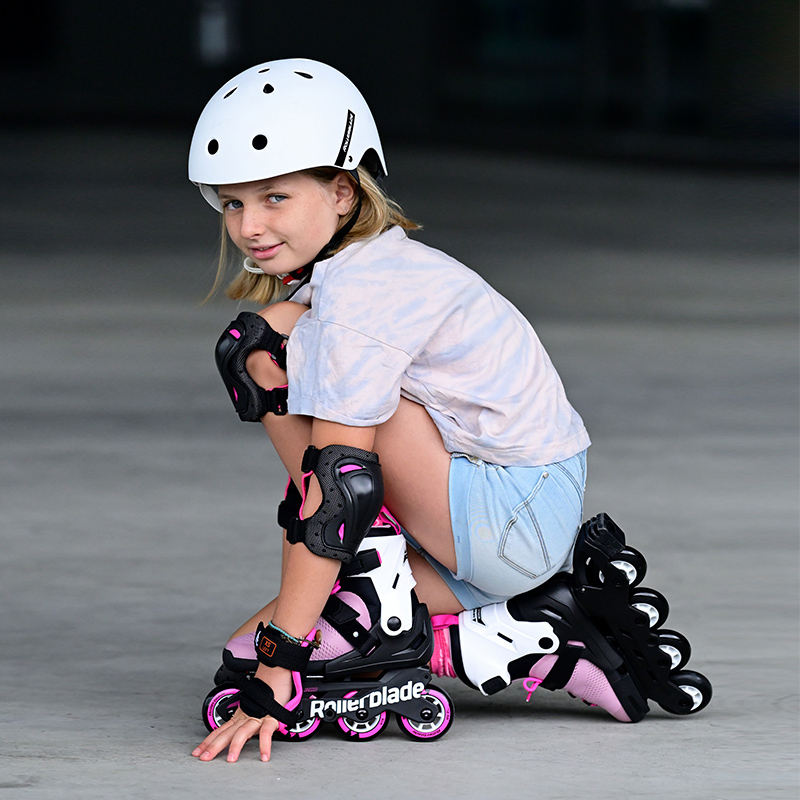 Rollerblade轮滑鞋儿童溜冰鞋男女童初学者专业全套旱冰鞋可调节 - 图1