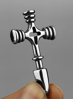 北欧复古龙头钛钢吊坠男女个性时尚吊不锈钢坠项链饰品