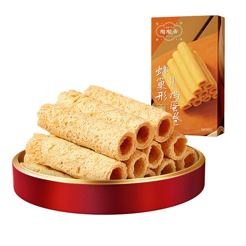【拍1发2】陶陶居蜂巢鸡蛋卷传统零食160g广式点心特产伴手礼食品 - 图2