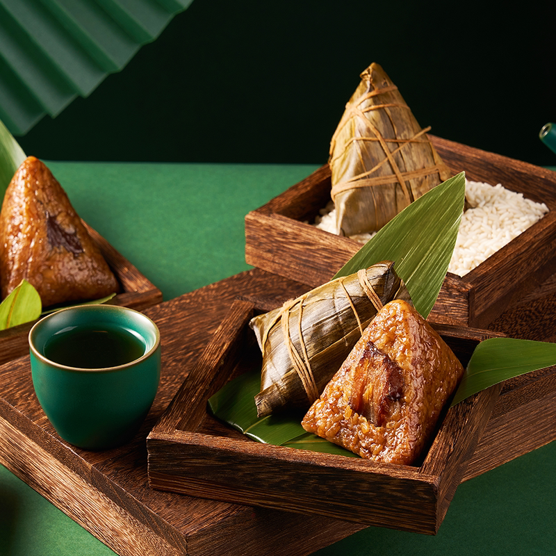 陶陶居粽子嘉兴肉粽端午甜粽新鲜粽子蜜枣粽早餐中华老字号旗舰店