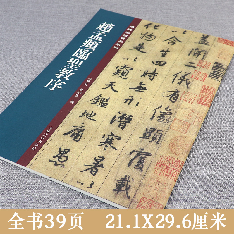 正版书 赵孟頫临圣教序 清晰原碑临本孙宝文名碑名帖傳承系列怀仁集王羲之圣教序全文高清赵孟俯临圣教序行书毛笔书法字帖临摹碑帖 - 图0