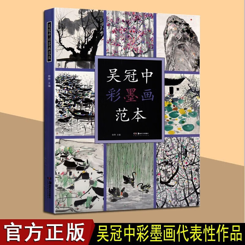 全三册吴冠中绘画作品范本速写水彩范本+油画风景范本+彩墨画范本名家绘画作品临摹本中国画彩墨画临摹画册绘画书创作感想随笔学术-图0