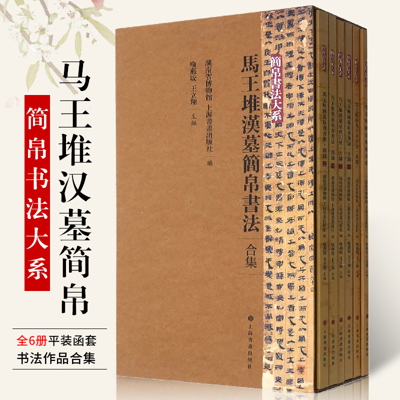 简帛书法大系6册 马王堆汉墓帛书书法大系简牍书法 篆刻书法爱好者临习临摹中国古代名家毛笔软笔竹简文书法练字帖 上海书画出版社 - 图2