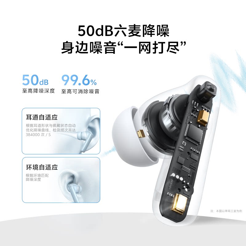 QCY T13真无线蓝牙耳机入耳塞式单双耳运动跑步音乐通话超长续航