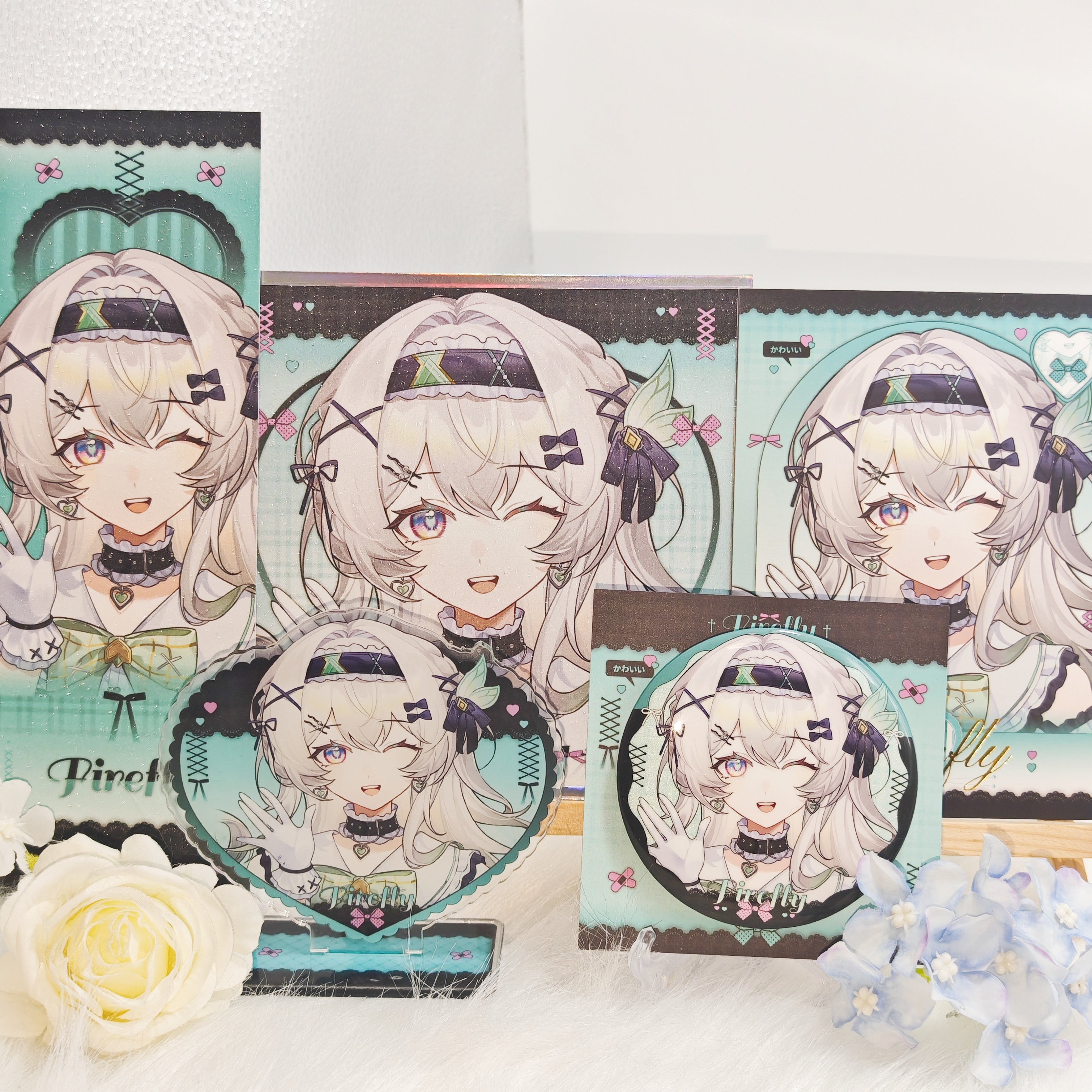 【原创同人】崩坏星穹铁道周边知更鸟流萤大黑塔遐蝶徽章色纸立牌,淘宝优惠券,粉丝福利购,淘宝优惠卷