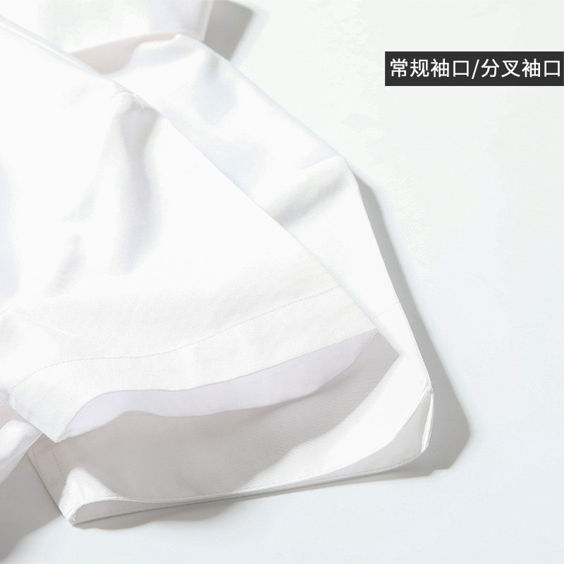 优柏白衬衫女短袖夏季通勤夏工作服 优柏衬衫