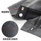 Черные штаны, костюм, пиджак классического кроя, свободный прямой крой