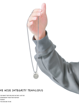 gwit电镀真古银百搭基础蹦迪项链