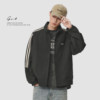 GWIT American fashion brand contrasting color stand collar jacket