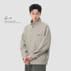 GWIT American retro cleanfit spring and autumn baseball uniform short casual jacket top work jacket men
